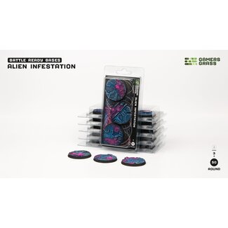 Gamers Grass Alien Infestation Round 50mm Battle Ready (3)