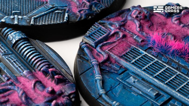 Gamers Grass GamersGrass: Bases - Alien Infestation Round 60mm Battle Ready (2)