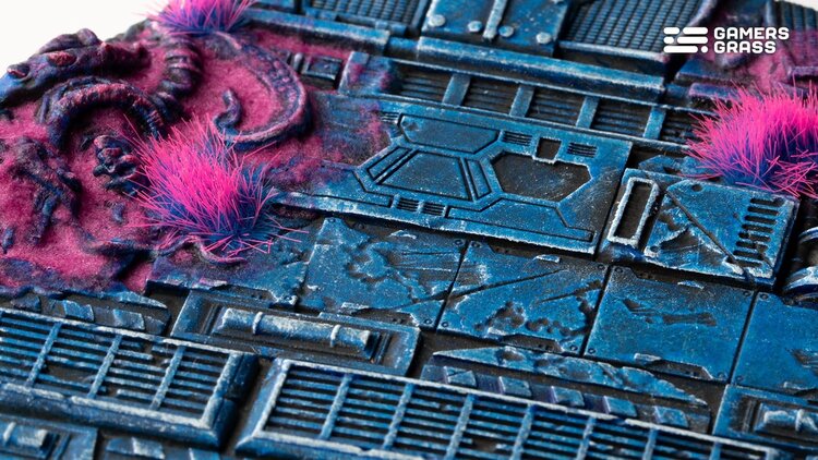 Gamers Grass GamersGrass: Bases - Alien Infestation Round 100mm Battle Ready (1)