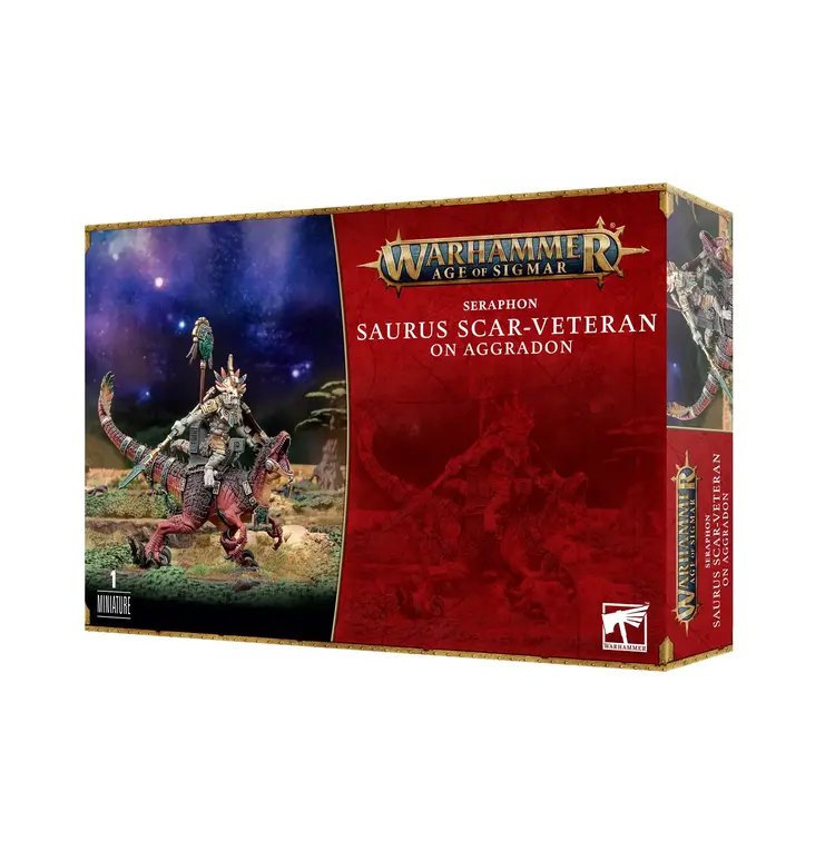 Games Workshop Warhammer Warhammer Age of Sigmar - Seraphon: Saurus Scar-Veteran on Aggradon