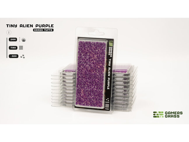 Gamers Grass Tiny Alien Purple