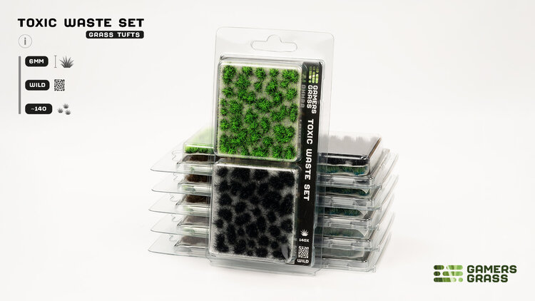 Gamers Grass GamersGrass: Tufts - Toxic Waste Set
