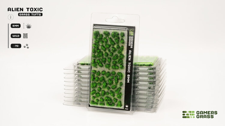 Gamers Grass GamersGrass: Tufts - Alien Toxic 6mm