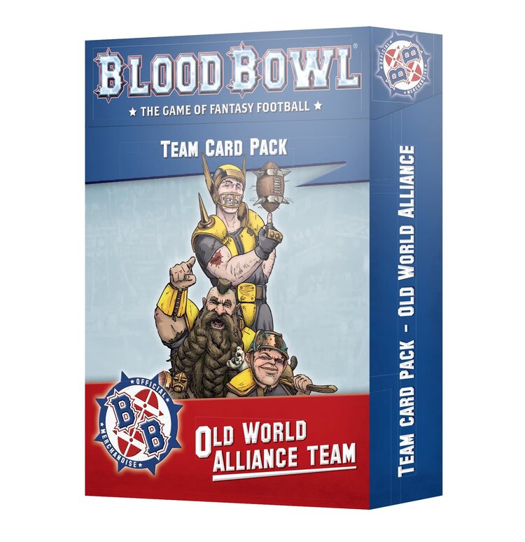 Games Workshop Warhammer Games Workshop - Warhammer - Blood Bowl: Old World Alliance Team - Team Cards (en)