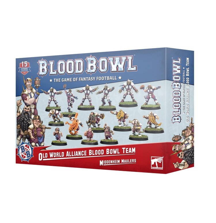 Games Workshop Warhammer Games Workshop - Warhammer - Blood Bowl: The Middenheim Maulers - Old World Alliance Team