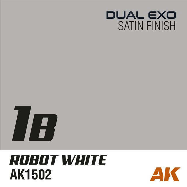 AK Interactive AK Interactive: Dual Exo 1B - Robot White 60ml
