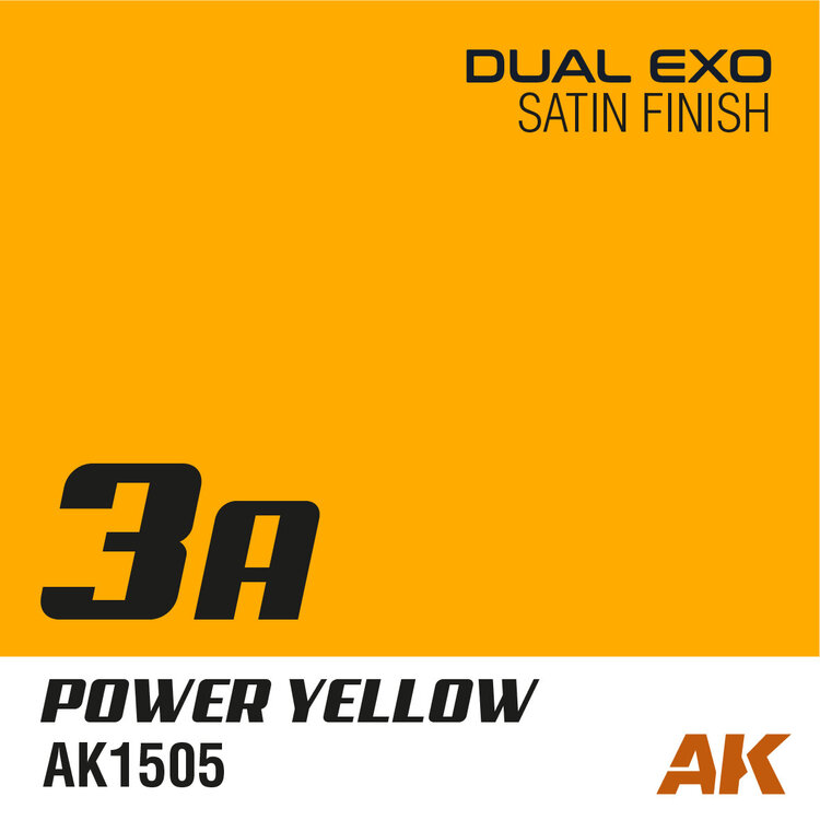 AK Interactive AK Interactive: Dual Exo 3A - Power Yellow 60ml