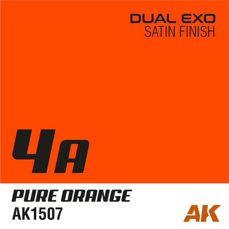 AK Interactive AK Interactive: Dual Exo 4A - Pure Orange 60ml