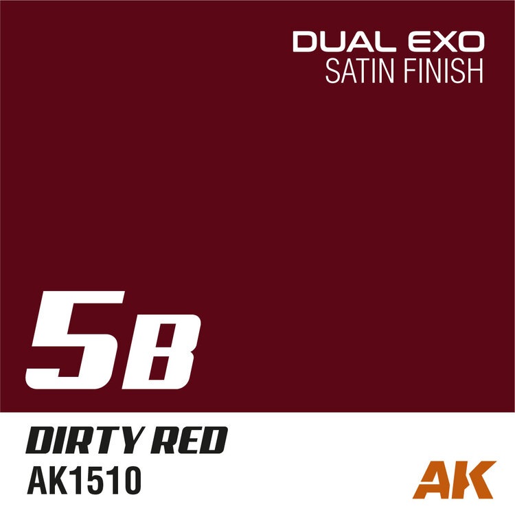 AK Interactive AK Interactive: Dual Exo 5B - Dirty Red 60ml