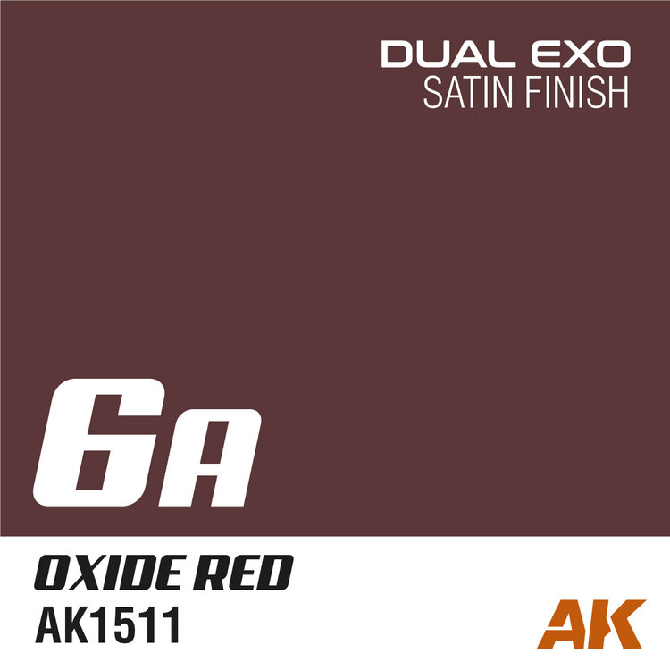 AK Interactive AK Interactive: Dual Exo 6A - Oxide Red 60ml