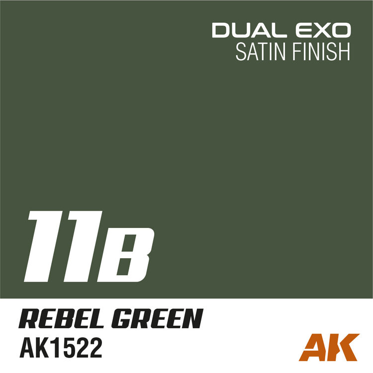 AK Interactive AK Interactive: Dual Exo 11B - Rebel Green 60ml