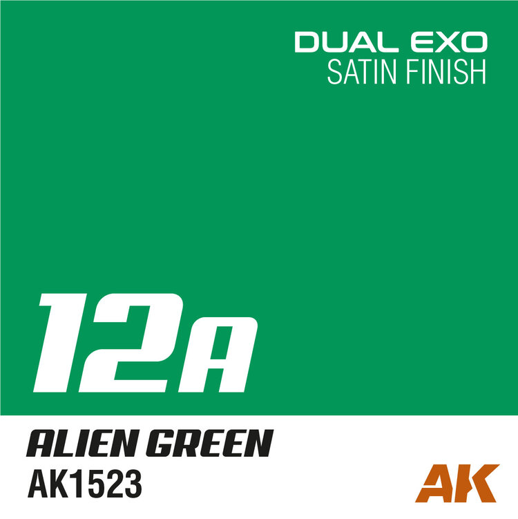 AK Interactive AK Interactive: Dual Exo 12A - Alien Green 60ml