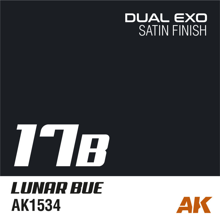 AK Interactive AK Interactive: Dual Exo 17B - Lunar Blue 60ml