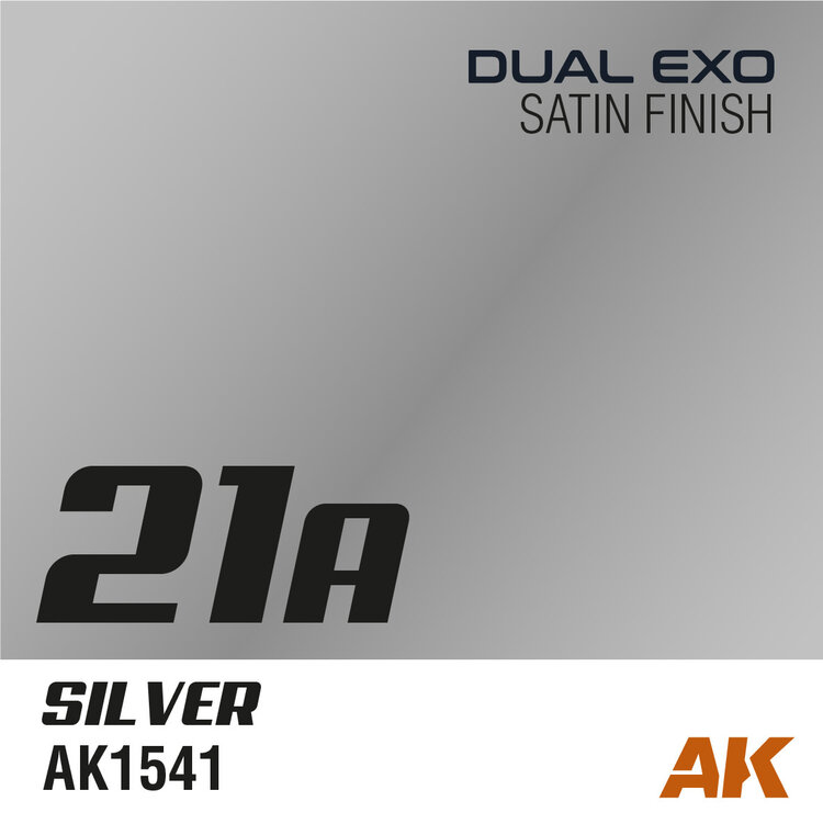 AK Interactive AK Interactive: Dual Exo 21A - Silver 60ml