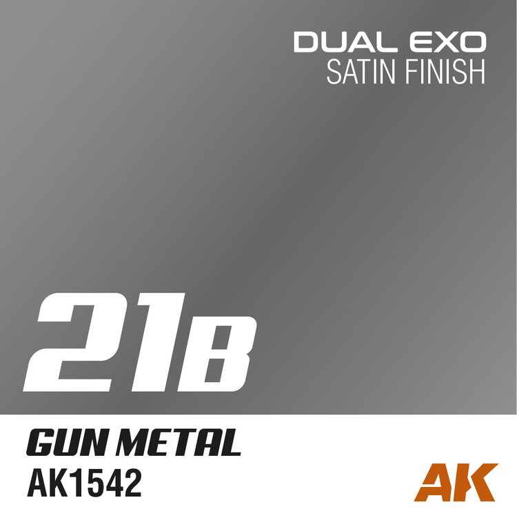 AK Interactive AK Interactive: Dual Exo 21B - Gun Metal 60ml
