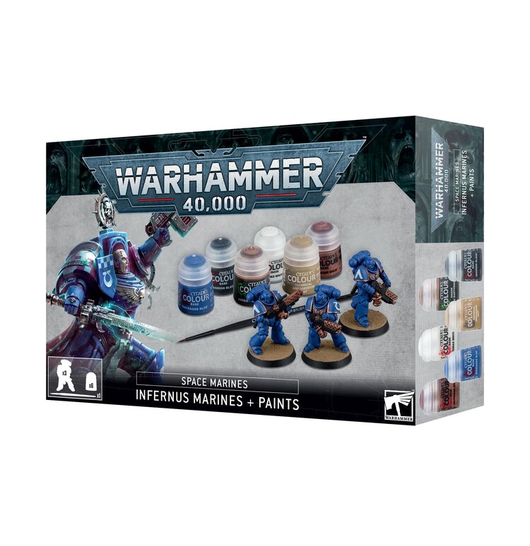 Games Workshop Warhammer Warhammer 40000 - Space Marines: Infernus Marines & Paints