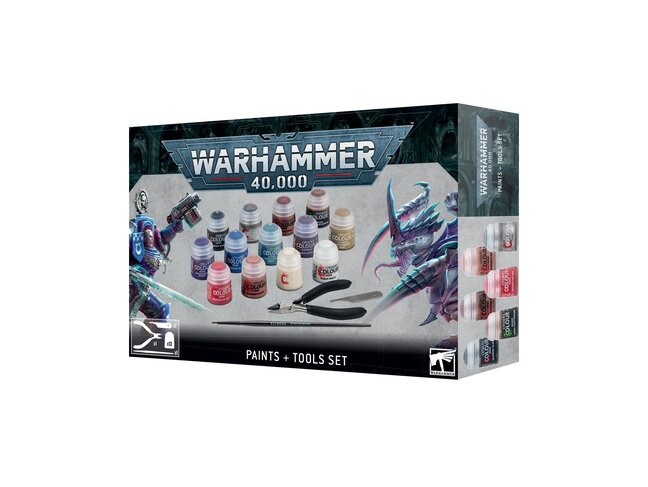 Games Workshop Warhammer Warhammer 40000: Paints & Tools Set