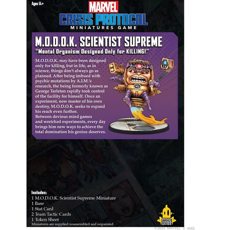 Atomic Mass Games Atomic Mass Games - Marvel Crisis Protocol: M.O.D.O.K. Scientist Supreme
