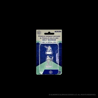 Wizkids Female Human Wizard & Female Halfling Holy Warrior