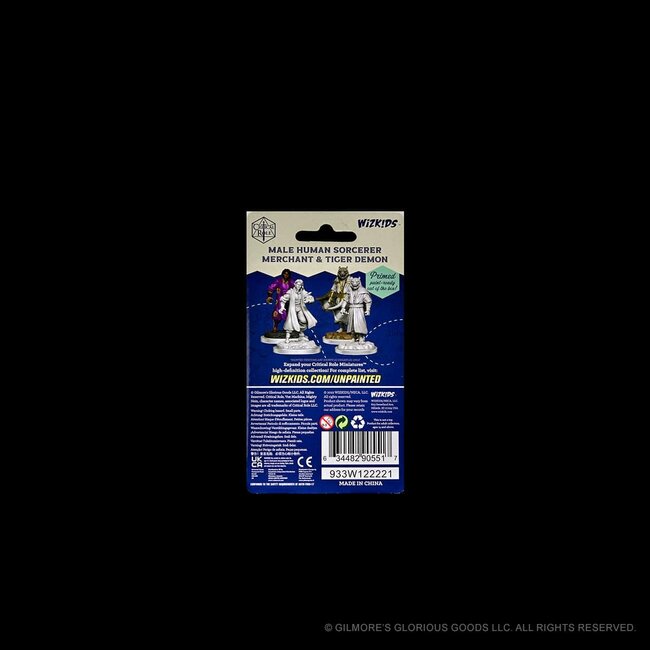 Wizkids Wizkids - Critical Role: Male Human Sorcerer Merchant & Tiger Demon
