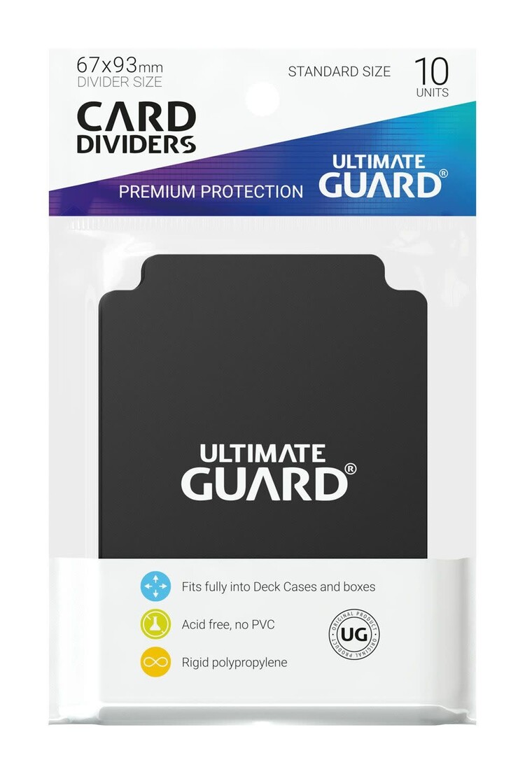 Ultimate Guard Ultimate Guard: Card Dividers (10) Black