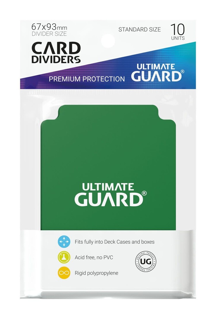 Ultimate Guard Ultimate Guard: Card Dividers (10) Green