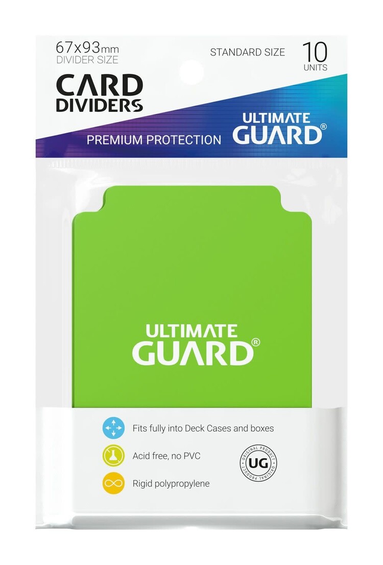 Ultimate Guard Ultimate Guard: Card Dividers (10) Lightgreen