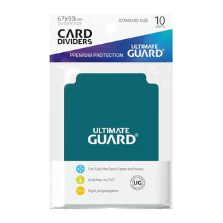 Ultimate Guard Card Dividers (10) Petrol