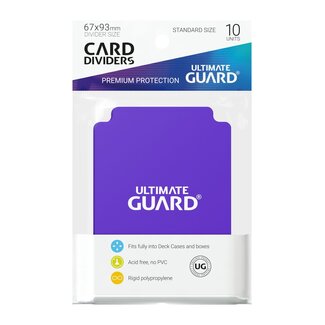 Ultimate Guard Card Dividers (10) Purple