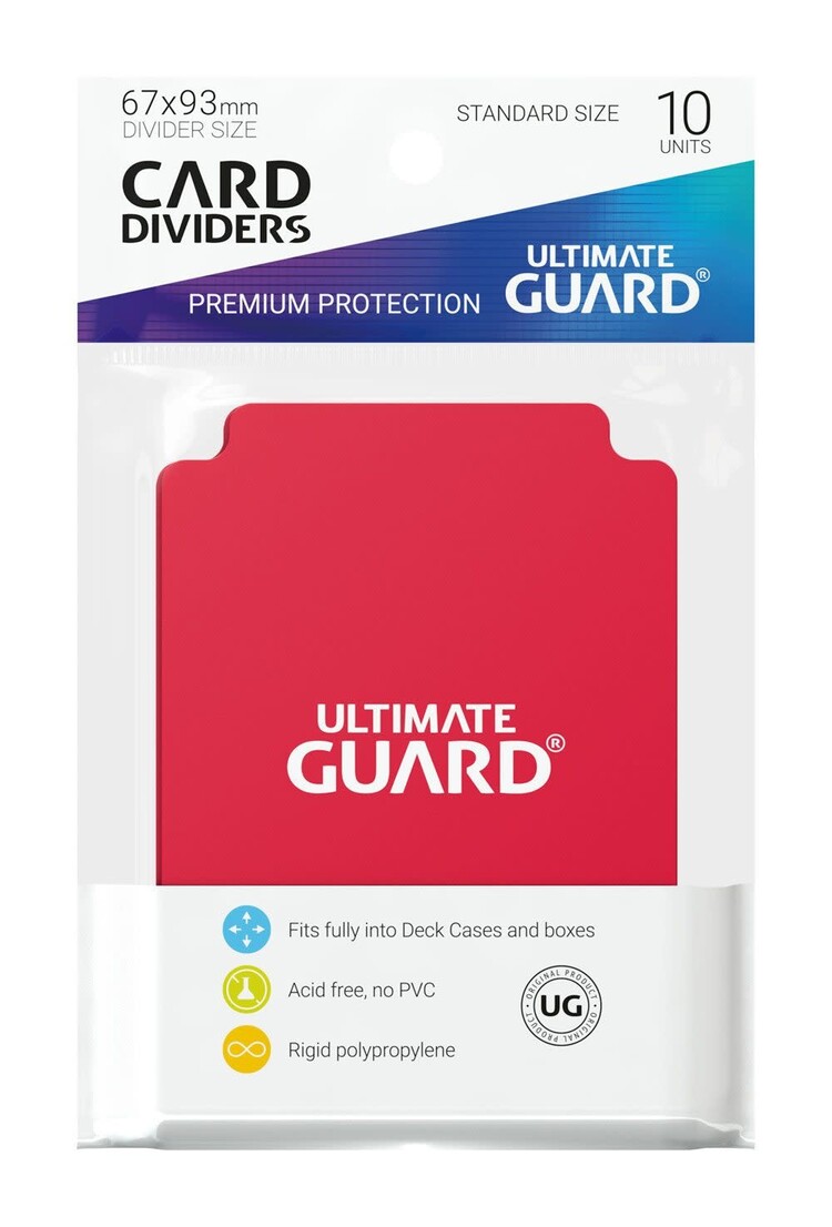 Ultimate Guard Ultimate Guard: Card Dividers (10) Red