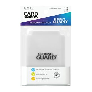 Ultimate Guard Card Dividers (10) Transparent