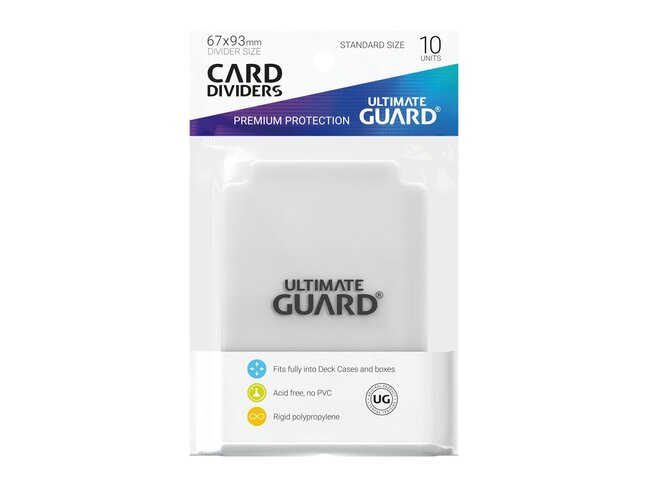 Ultimate Guard Card Dividers (10) Transparent