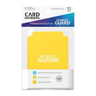 Ultimate Guard Card Dividers (10) Yellow