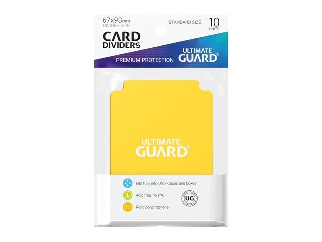 Ultimate Guard Card Dividers (10) Yellow