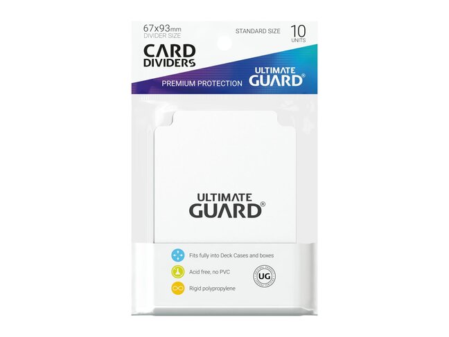 Ultimate Guard Card Dividers (10) White
