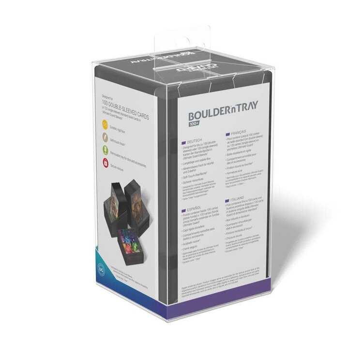 Ultimate Guard Ultimate Guard: Boulder'n'Tray 100+ Onyx