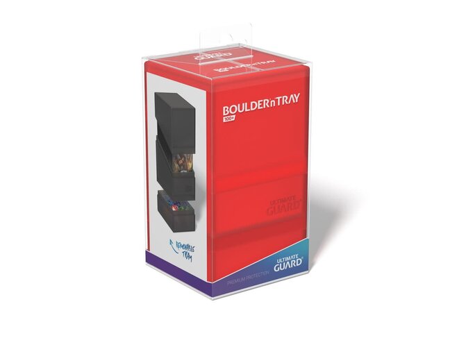 Ultimate Guard Boulder'n'Tray 100+ Ruby