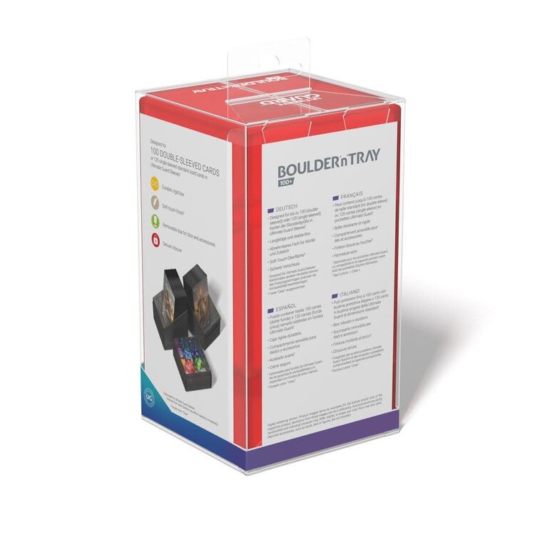 Ultimate Guard Ultimate Guard: Boulder'n'Tray 100+ Ruby