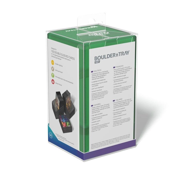 Ultimate Guard Ultimate Guard: Boulder'n'Tray 100+ Emerald