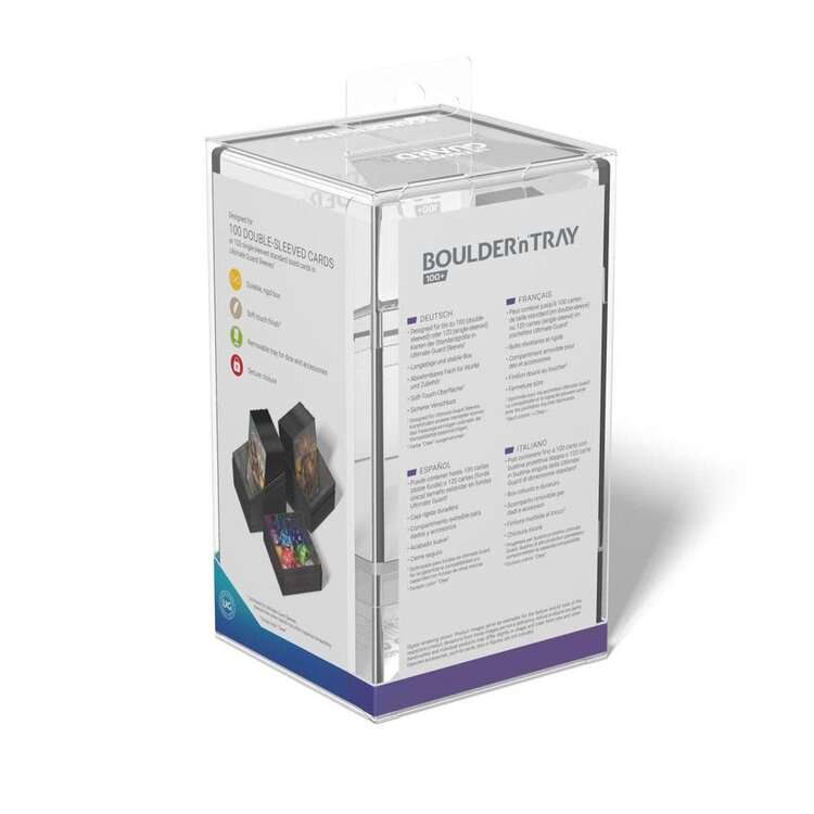 Ultimate Guard Ultimate Guard: Boulder'n'Tray 100+ Clear