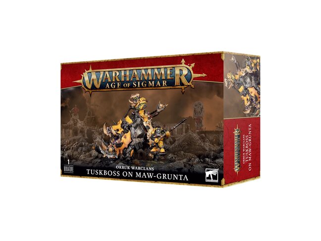 Games Workshop Warhammer Orruk Warclans: Tuskboss on Maw-Grunta