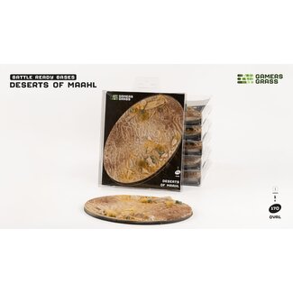 Gamers Grass Deserts of Maahl Oval 170mm Battle Ready (1)