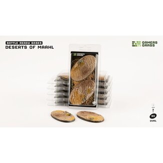 Gamers Grass Deserts of Maahl Oval 90mm Battle Ready (2)