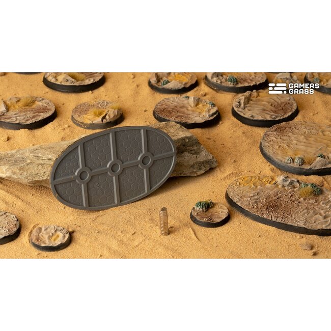 Gamers Grass GamersGrass: Bases - Deserts of Maahl Oval 90mm Battle Ready (2)
