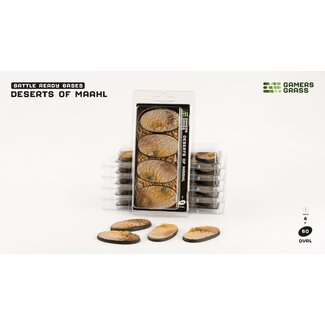 Gamers Grass Deserts of Maahl Oval 60mm Battle Ready (4)