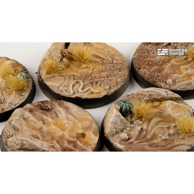 Gamers Grass GamersGrass: Bases - Deserts of Maahl Round 40mm Battle Ready (5)