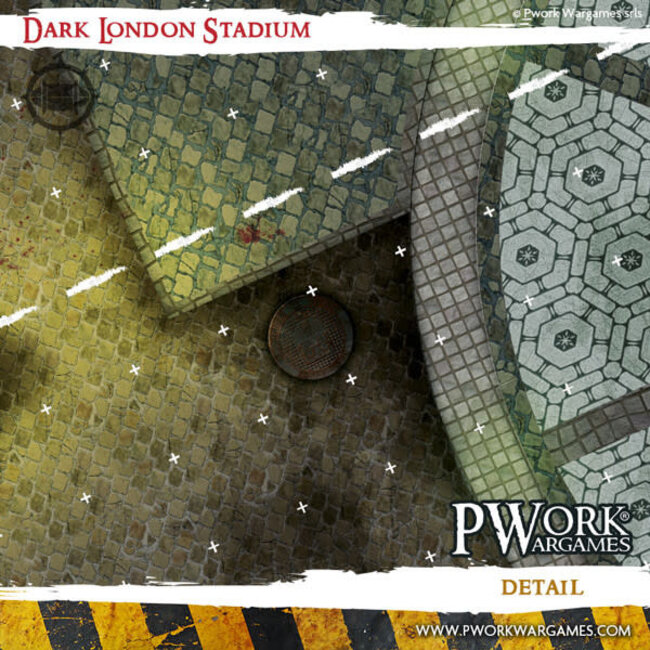 PWork Wargames PWork Wargames: Blood Bowl: Dark London Stadium
