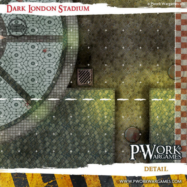 PWork Wargames PWork Wargames: Blood Bowl: Dark London Stadium