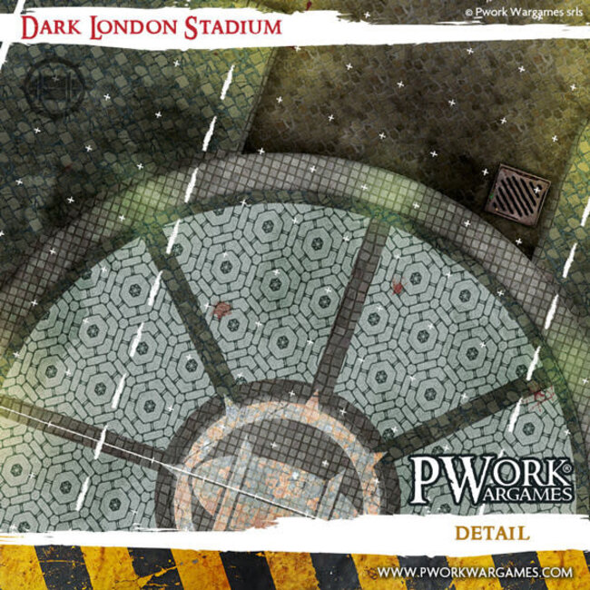 PWork Wargames PWork Wargames: Blood Bowl: Dark London Stadium