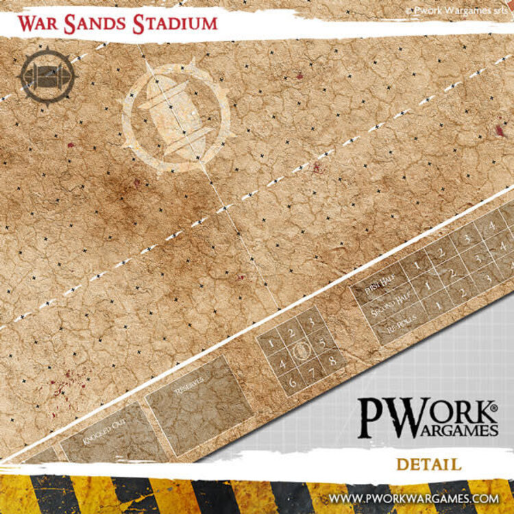 PWork Wargames PWork Wargames: Blood Bowl: War Sands Stadium